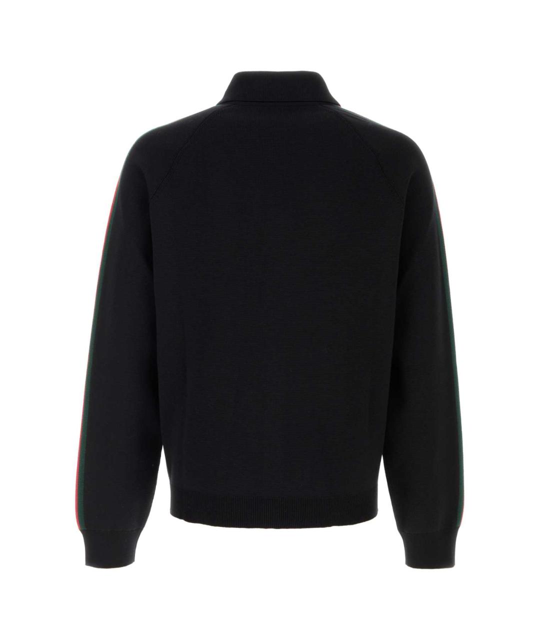 GUCCI Черный шерстяной кардиган, фото 2