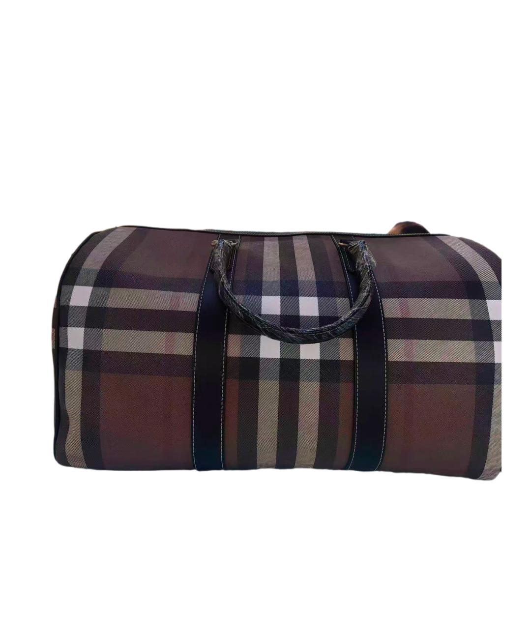 BURBERRY Мульти тканевая сумка с короткими ручками, фото 6