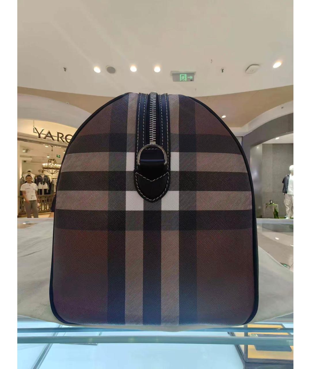 BURBERRY Мульти тканевая сумка с короткими ручками, фото 3