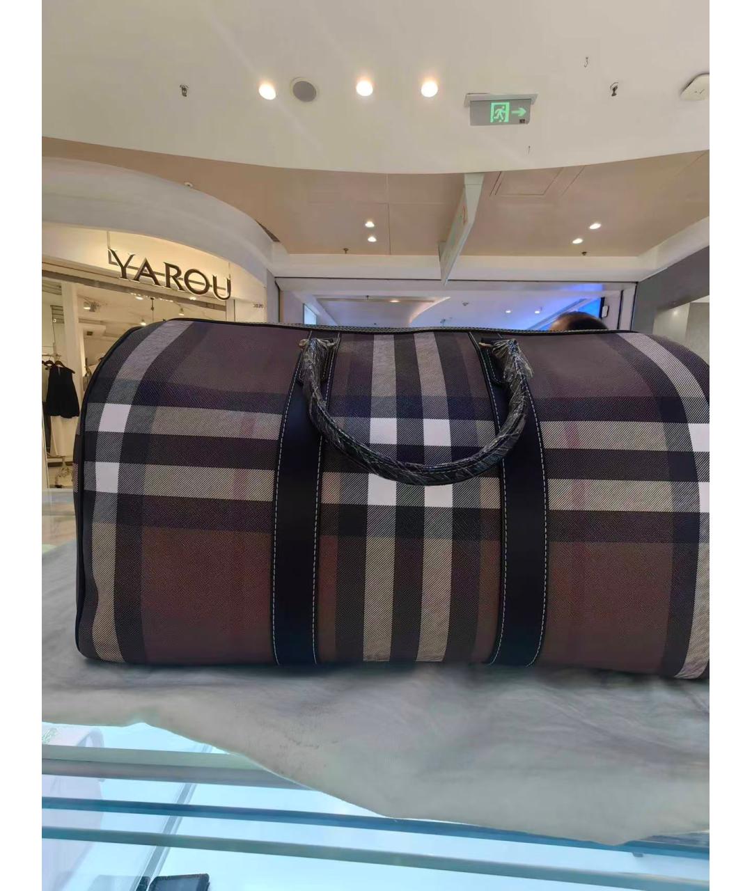 BURBERRY Мульти тканевая сумка с короткими ручками, фото 2