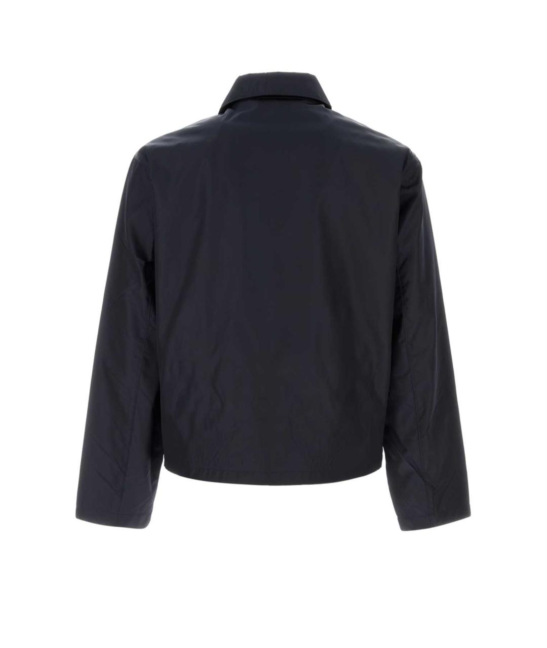 PRADA Темно-синяя полиамидовая куртка, фото 2