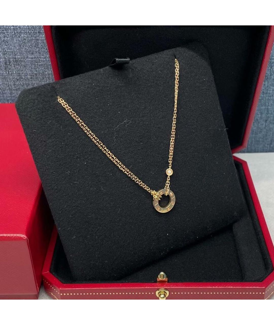 CARTIER Розовое колье из розового золота, фото 4