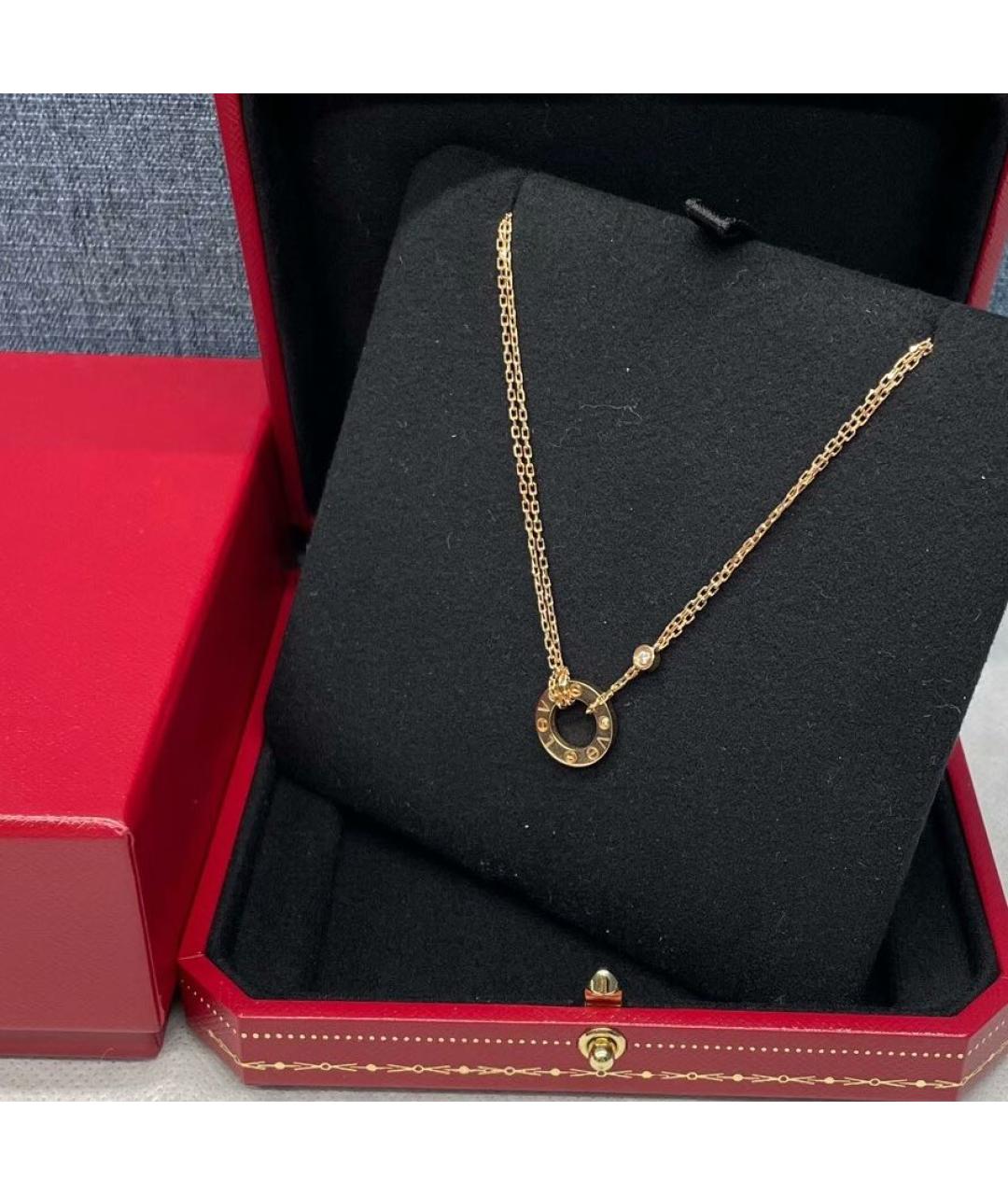 CARTIER Розовое колье из розового золота, фото 5