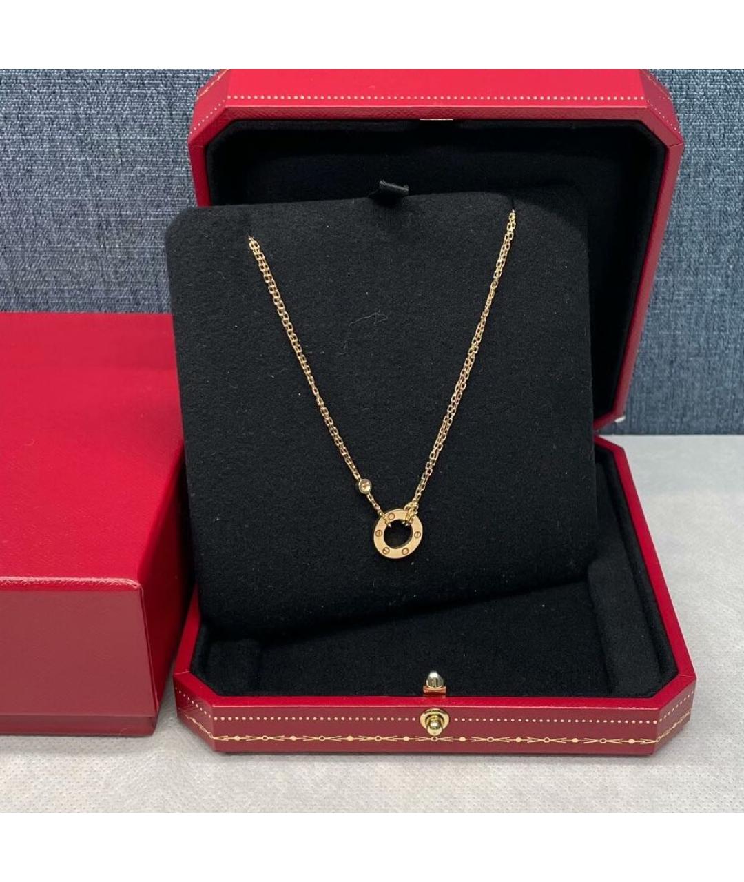 CARTIER Розовое колье из розового золота, фото 3