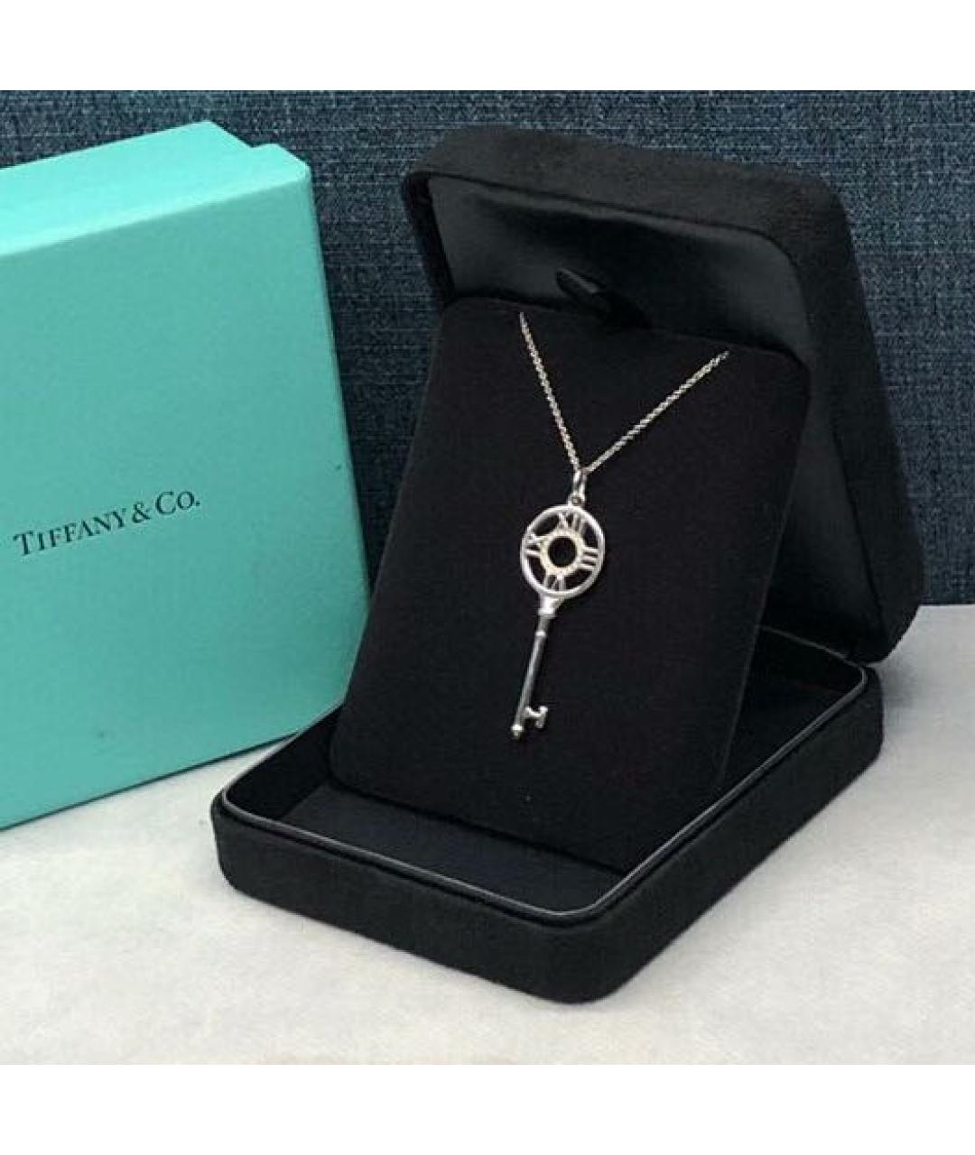 TIFFANY&CO Серебряное колье из белого золота, фото 2