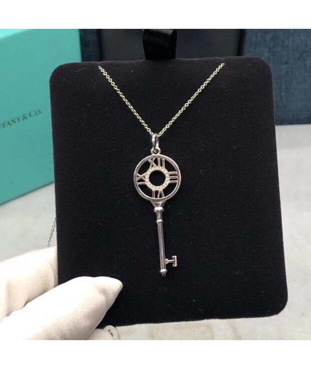 TIFFANY&CO Серебряное колье из белого золота, фото 6