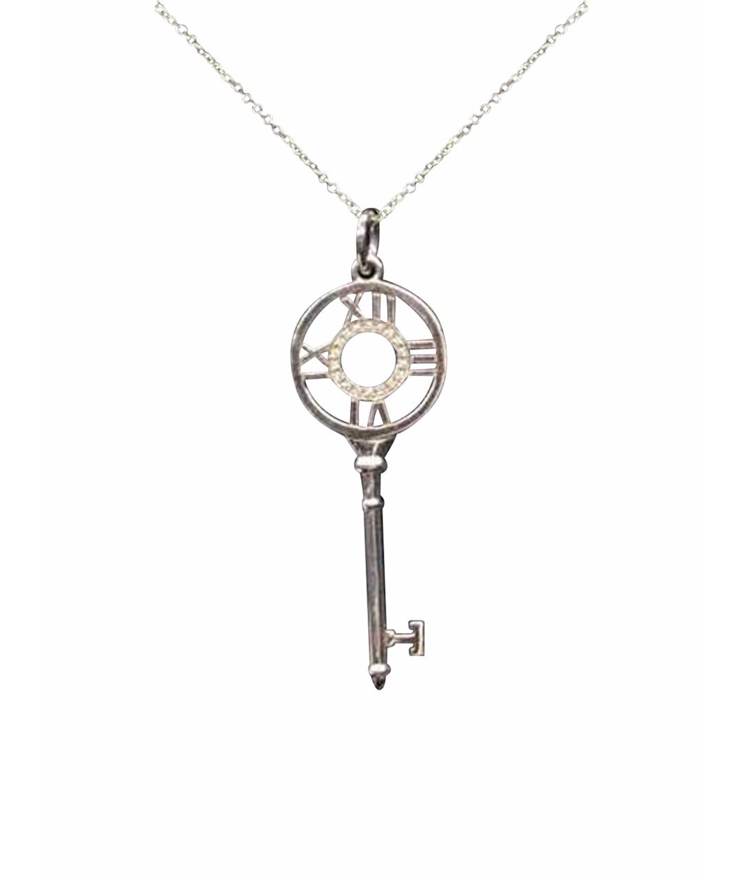 TIFFANY&CO Серебряное колье из белого золота, фото 1