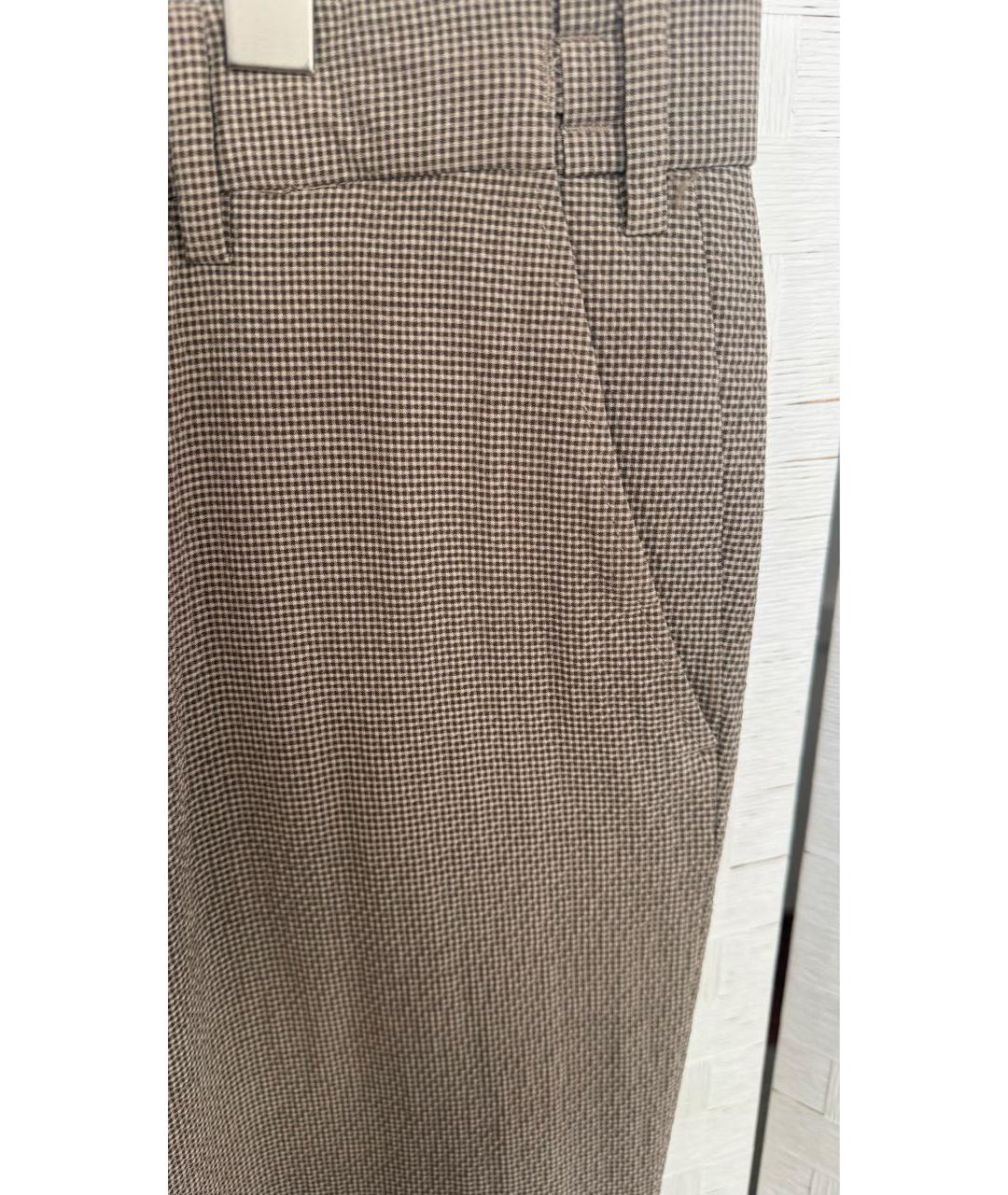 CORNELIANI Бежевые классические брюки, фото 5