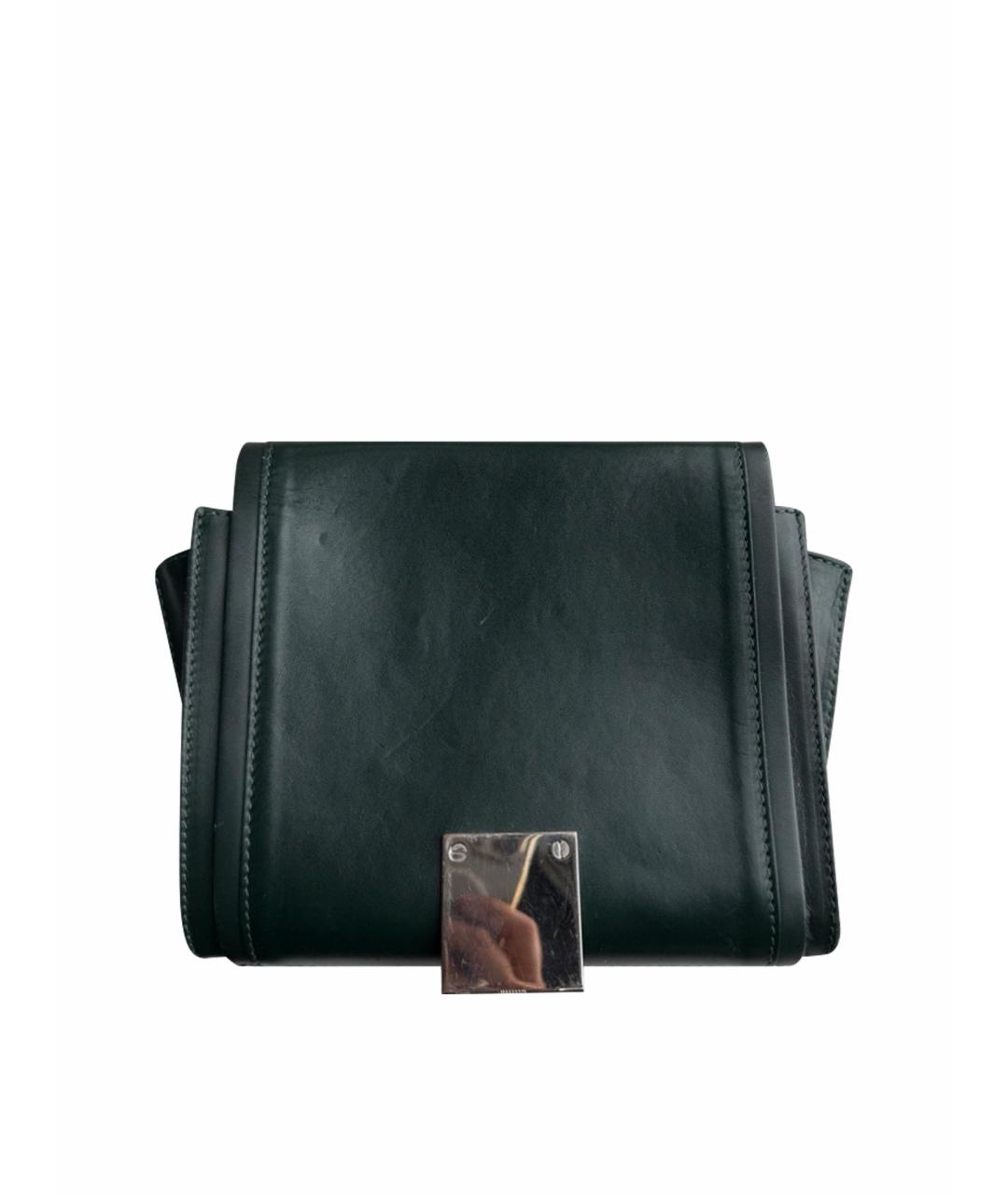 MAISON MARGIELA Зеленая кожаная сумка через плечо, фото 1