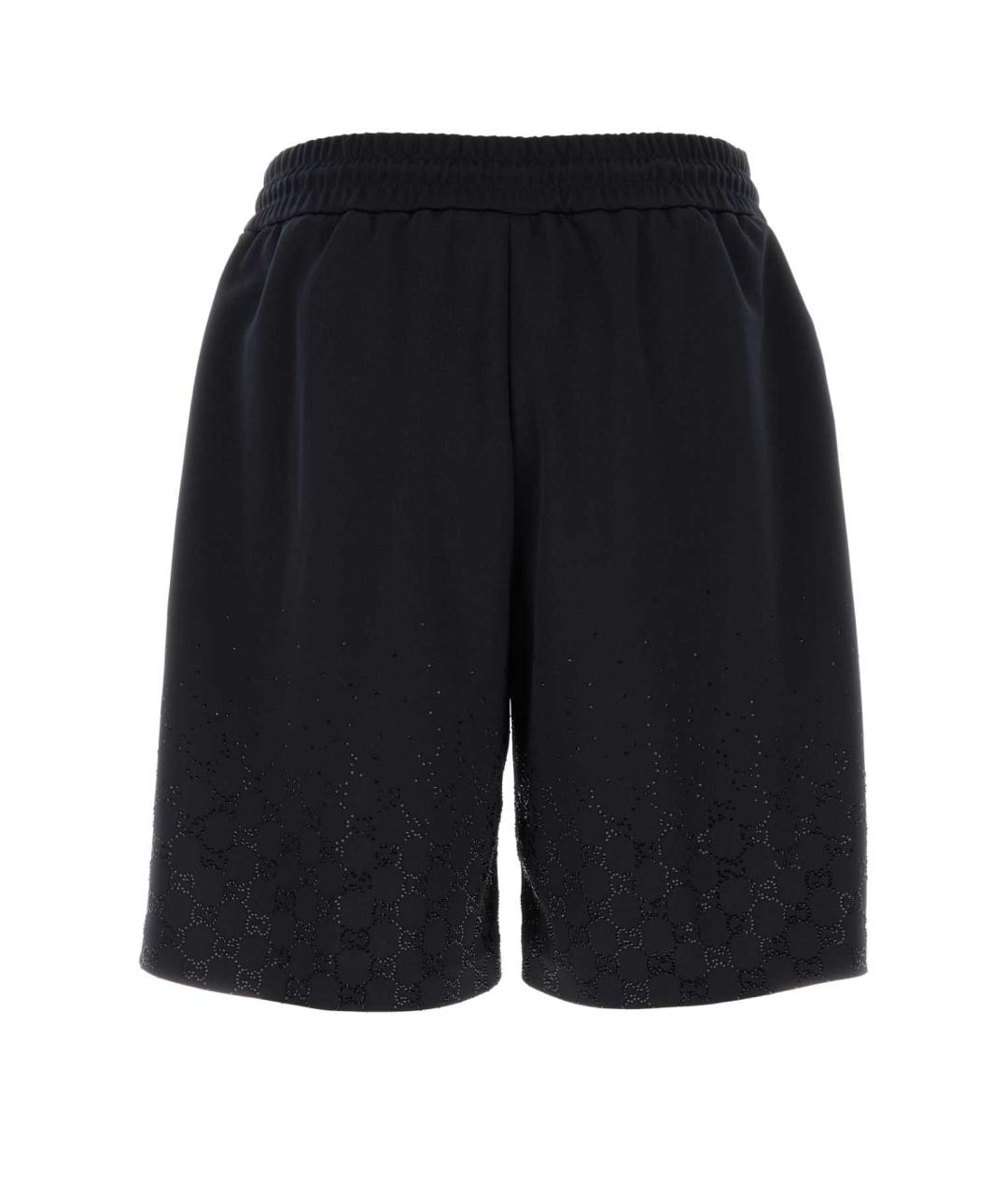 GUCCI Темно-синие полиэстеровые шорты, фото 2