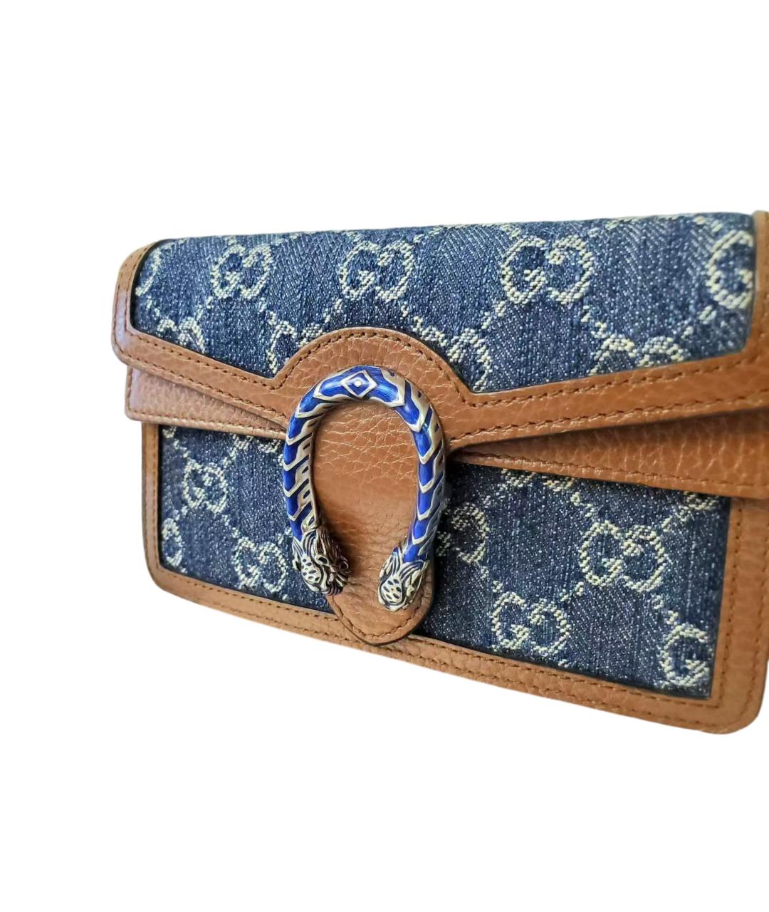 GUCCI Мульти деним сумка через плечо, фото 8