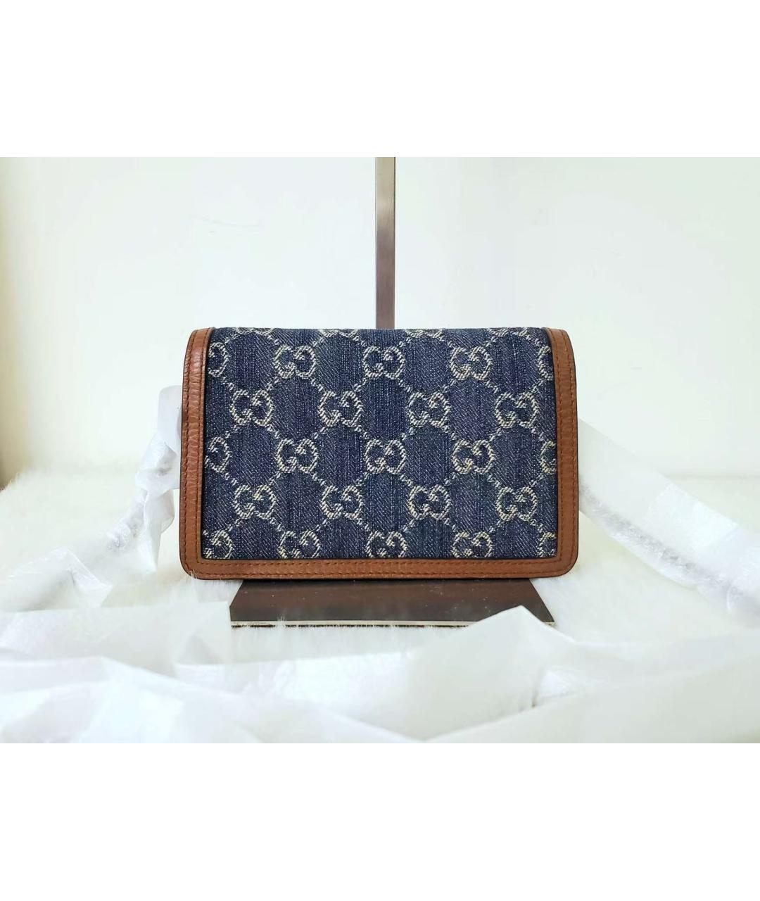 GUCCI Мульти деним сумка через плечо, фото 4