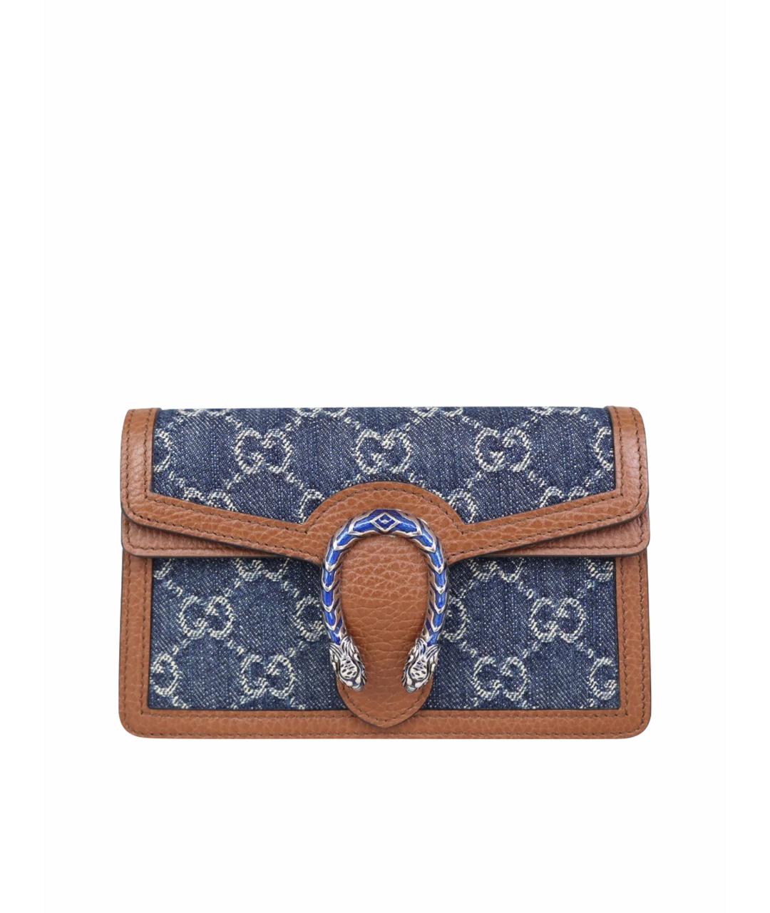 GUCCI Мульти деним сумка через плечо, фото 1