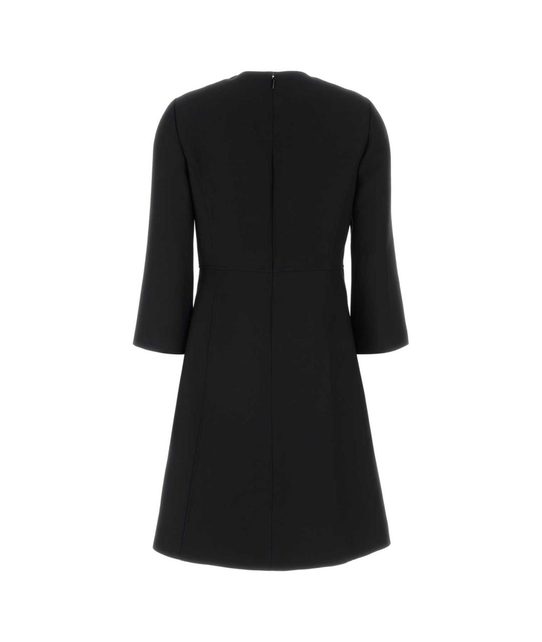 VALENTINO Черное шерстяное платье, фото 2