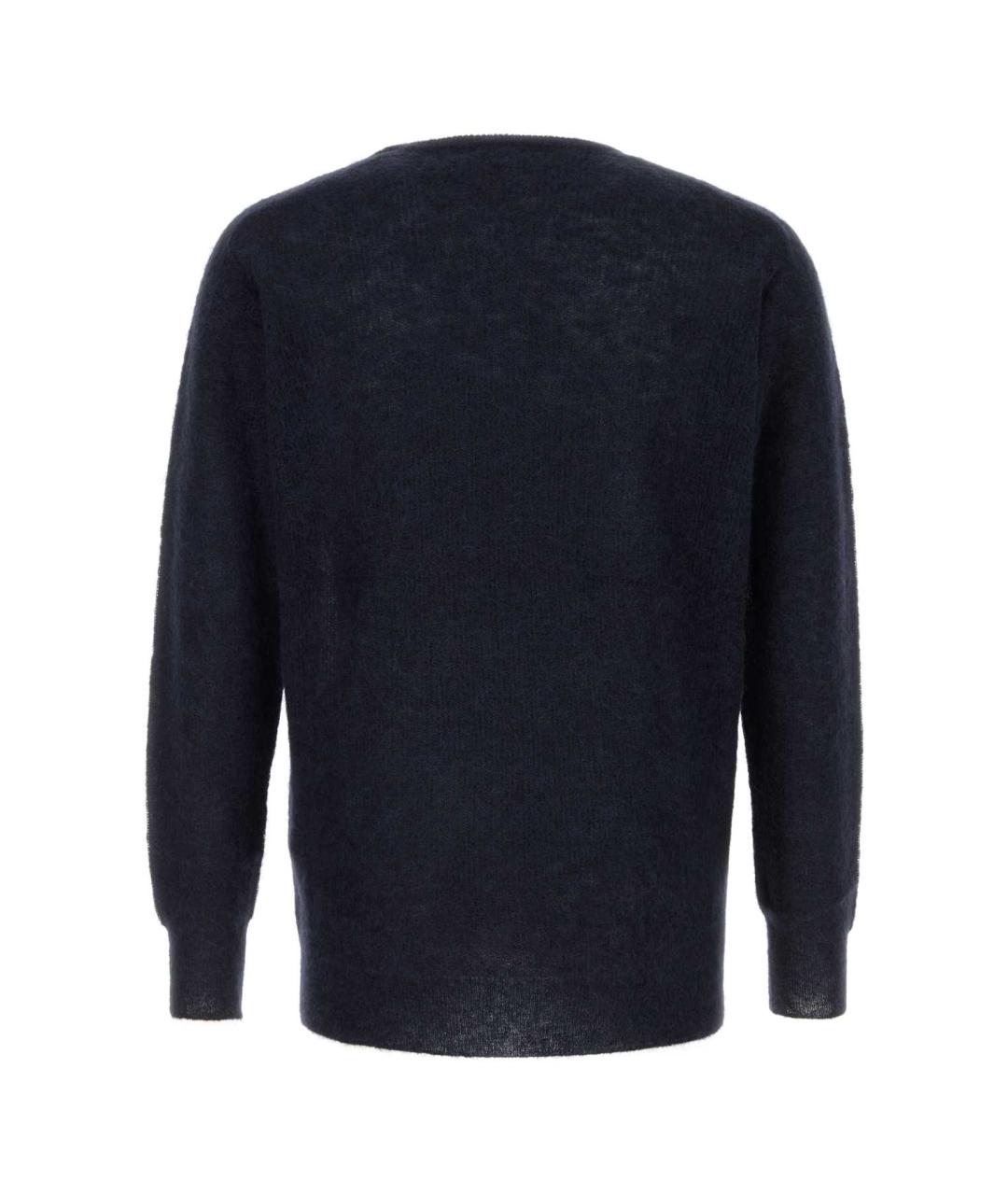 AURALEE Темно-синий шерстяной джемпер / свитер, фото 2