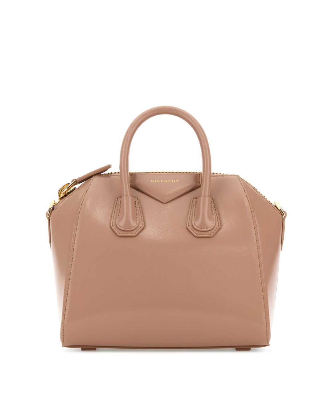 GIVENCHY Розовая кожаная сумка тоут, фото 1