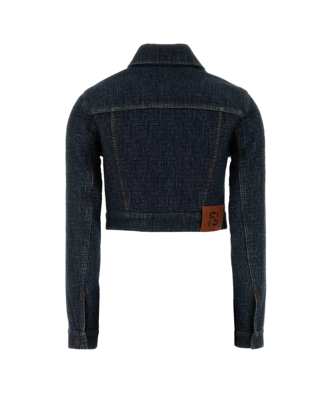 FENDI Синяя хлопковая куртка, фото 2