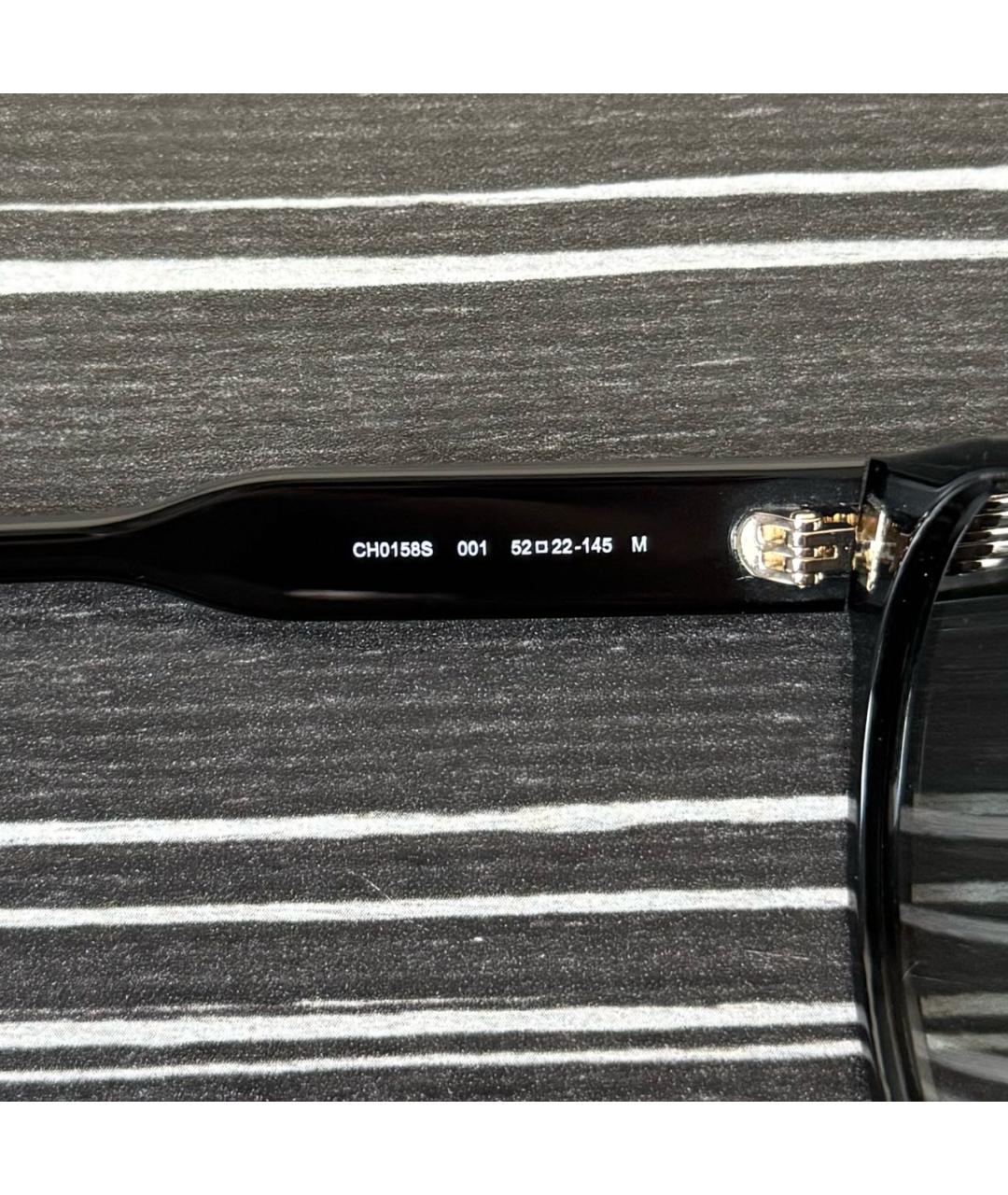 CHLOE Черные пластиковые солнцезащитные очки, фото 3