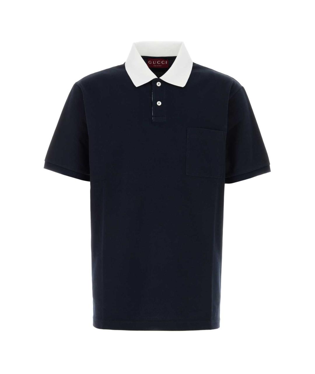 GUCCI Хлопковое поло с коротким рукавом, фото 1