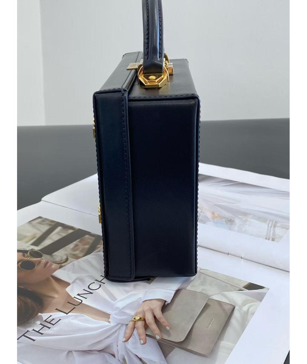 MCM Черная кожаная сумка через плечо, фото 6