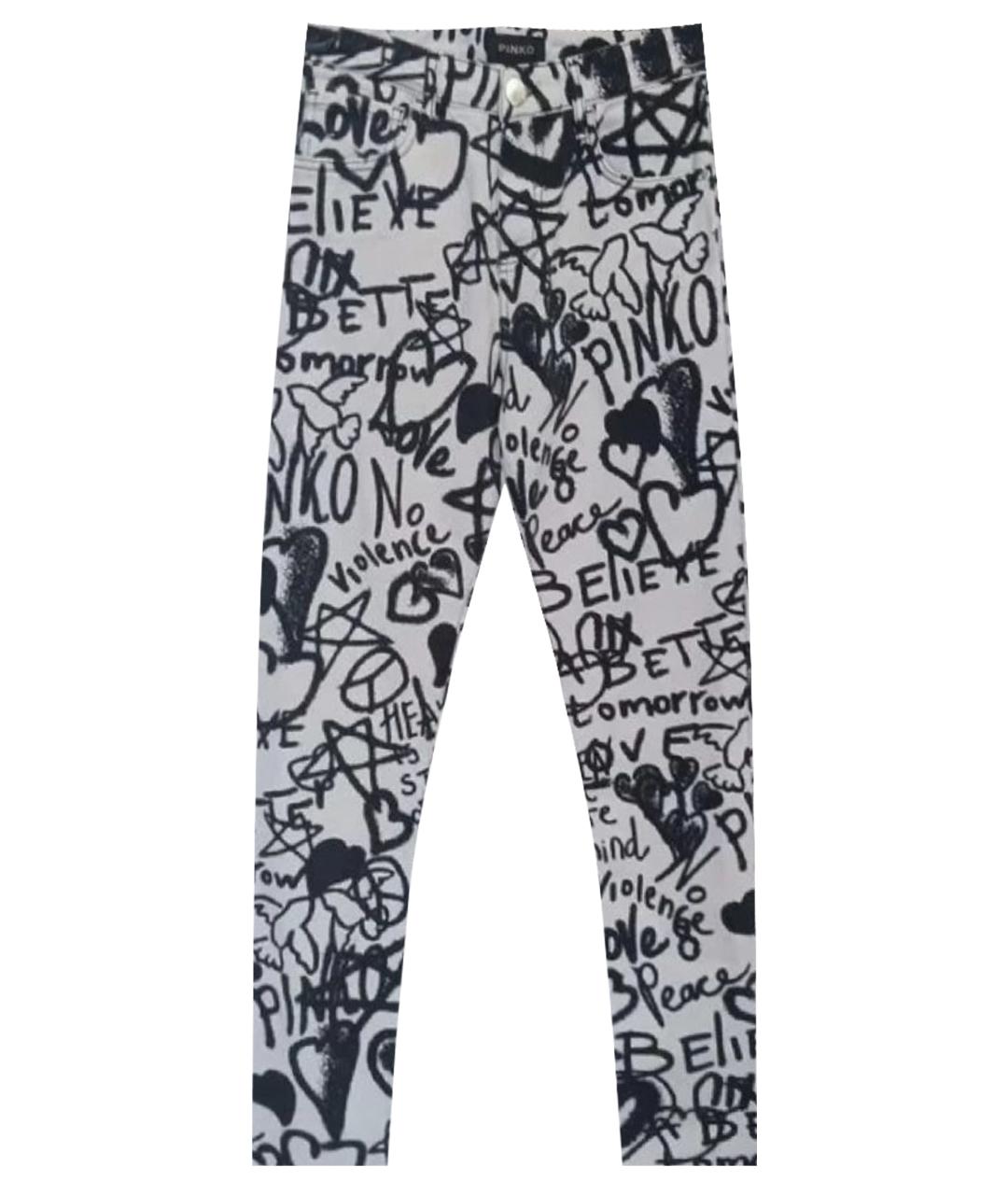 PINKO Мульти хлопковые прямые джинсы, фото 1