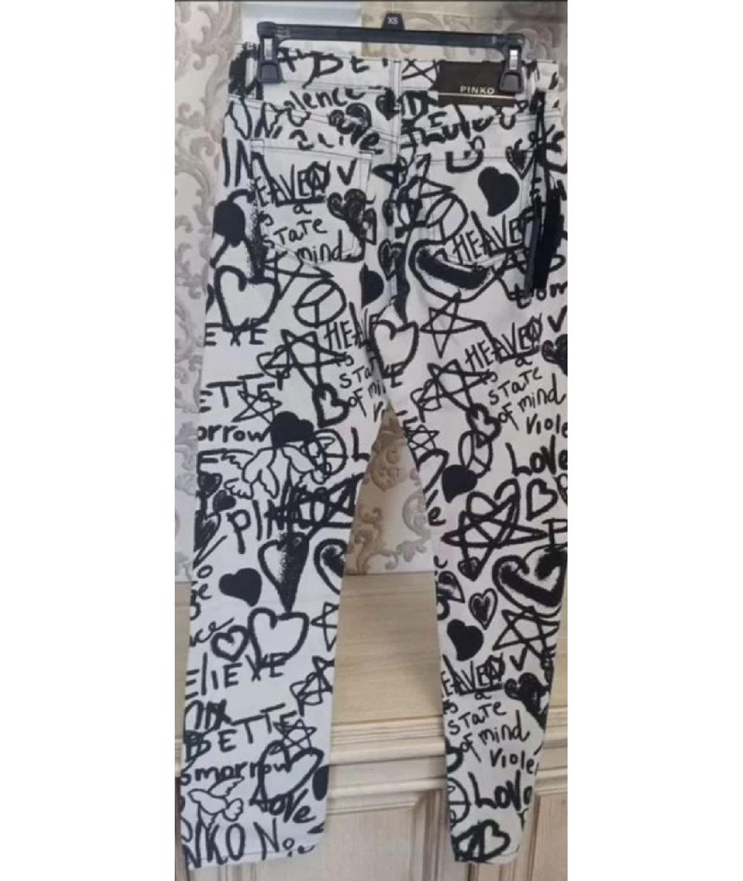 PINKO Мульти хлопковые прямые джинсы, фото 2