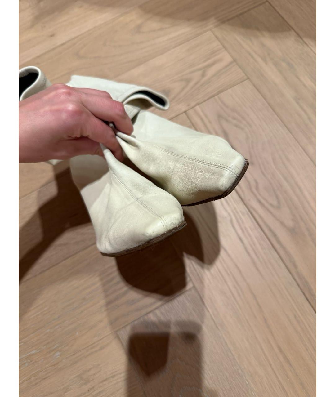 NEOUS Белые кожаные полусапоги, фото 3