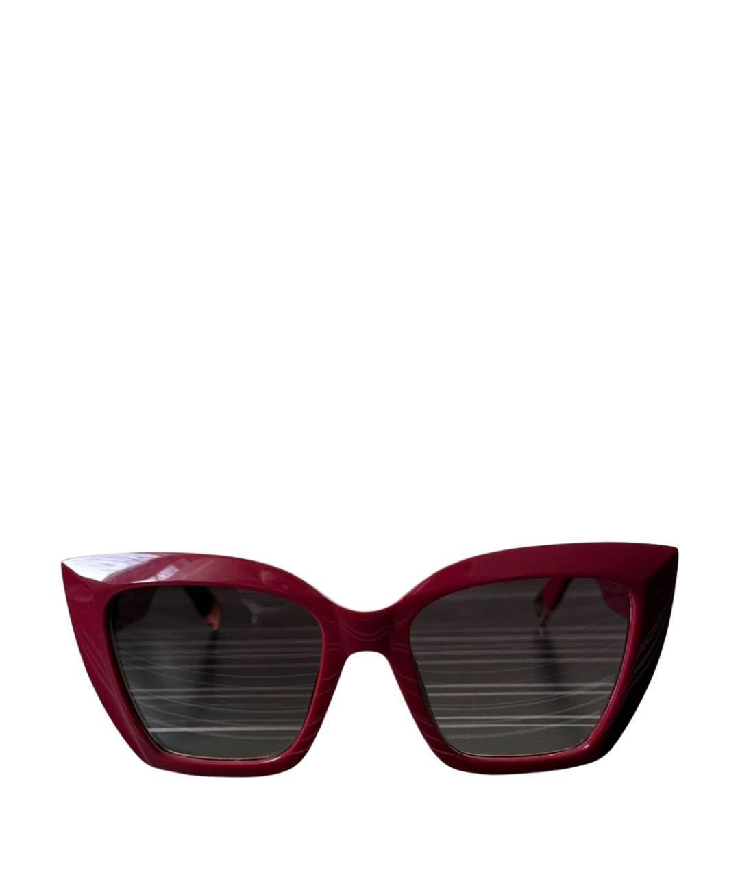 FURLA Красные пластиковые солнцезащитные очки, фото 1