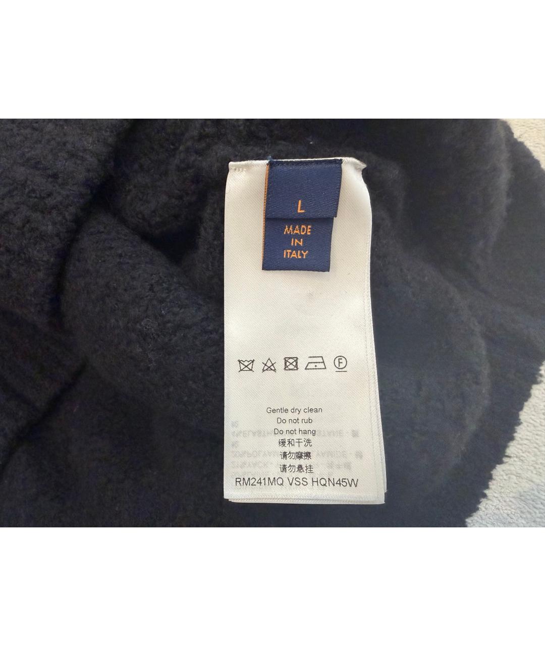 LOUIS VUITTON Черный шерстяной джемпер / свитер, фото 5