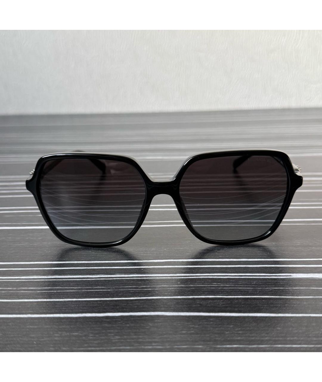 MICHAEL KORS Черные пластиковые солнцезащитные очки, фото 5