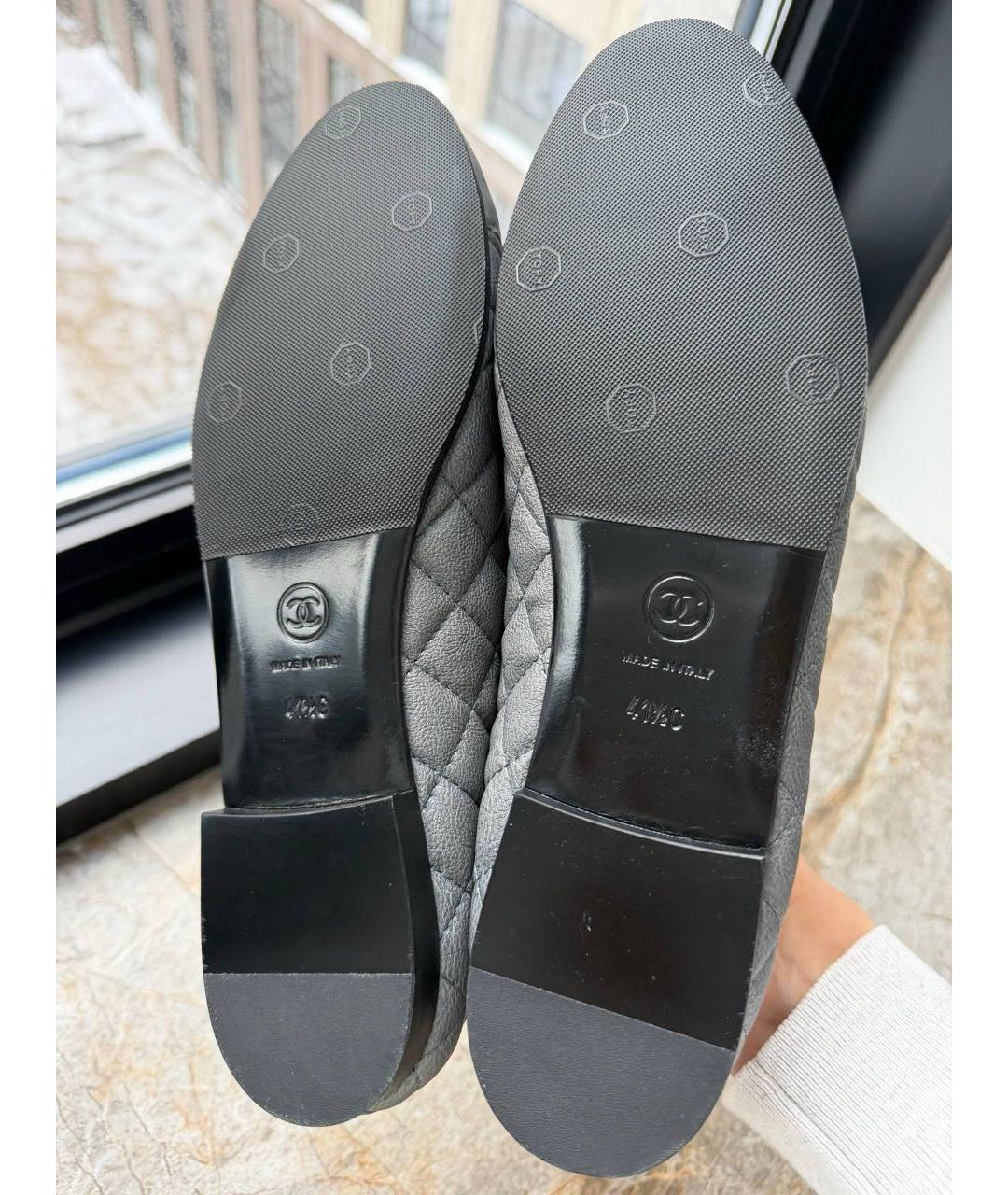 CHANEL Коричневые замшевые балетки, фото 5