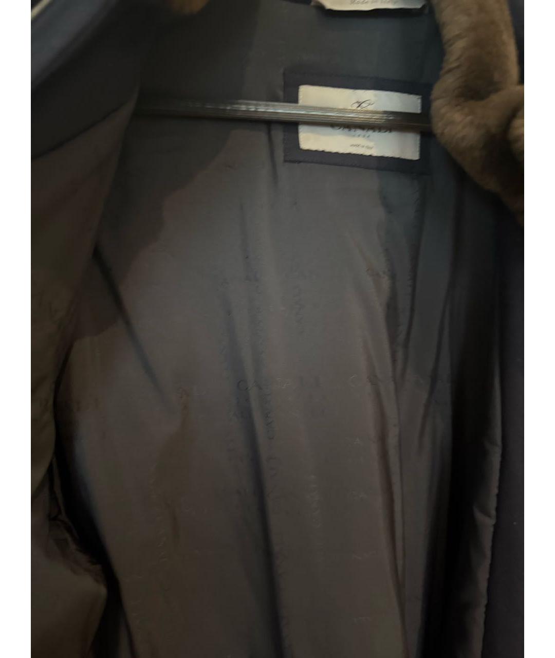 CANALI Темно-синяя шерстяная куртка, фото 7