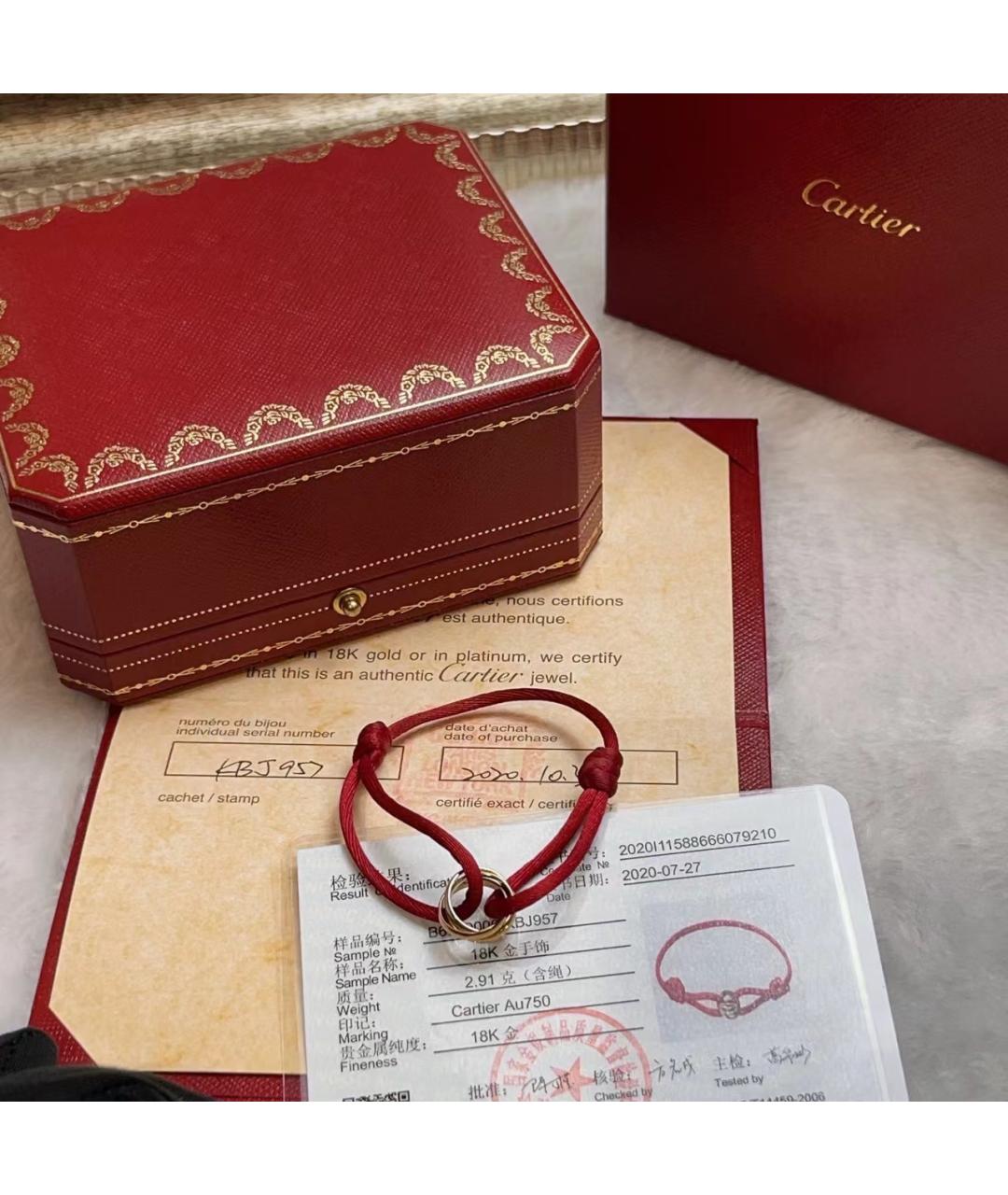 CARTIER Золотой браслет из желтого золота, фото 3