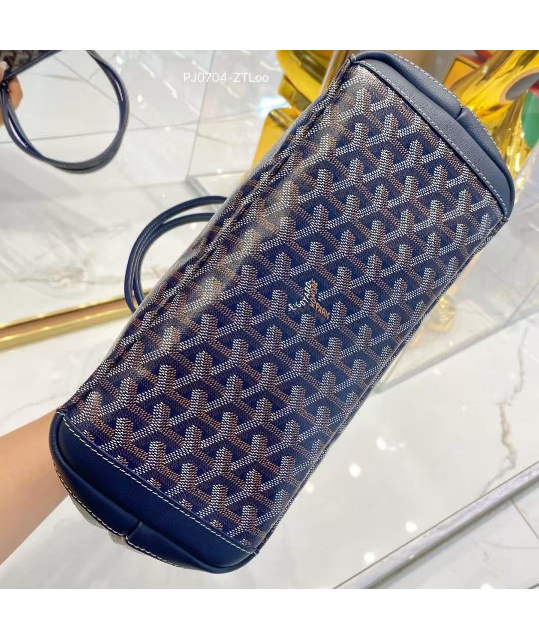 GOYARD Темно-синяя сумка тоут, фото 4