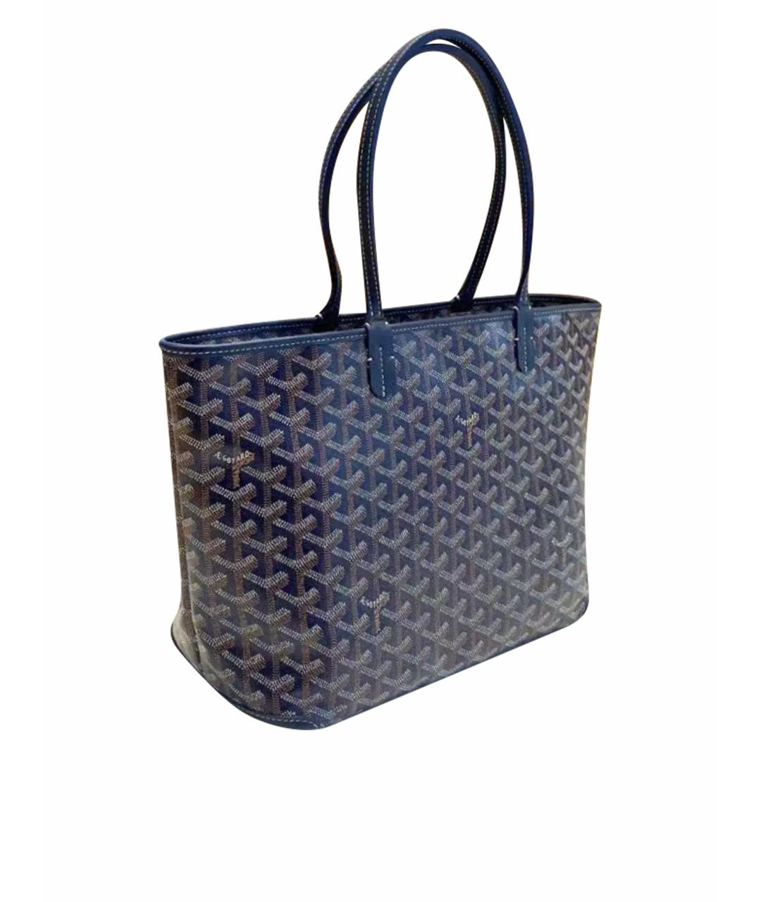 GOYARD Темно-синяя сумка тоут, фото 1