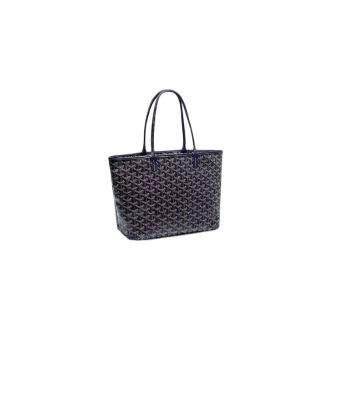 GOYARD Темно-синяя сумка тоут, фото 2