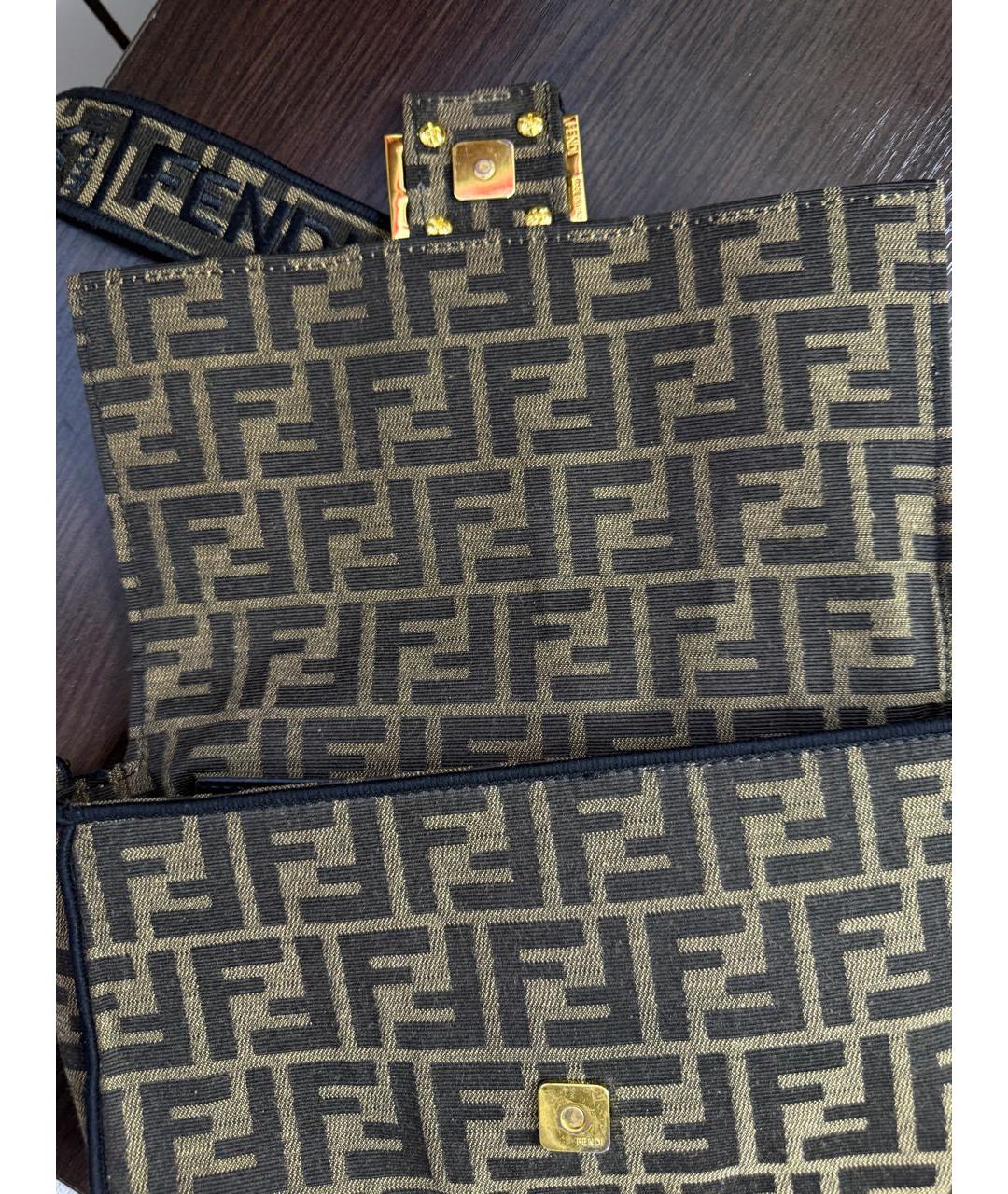 FENDI Мульти жаккардовая сумка через плечо, фото 5