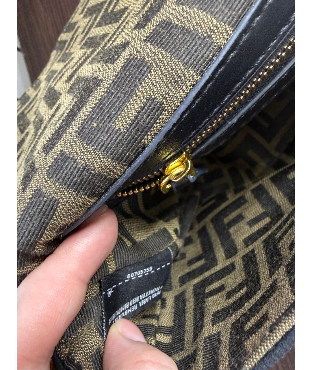 FENDI Мульти жаккардовая сумка через плечо, фото 4