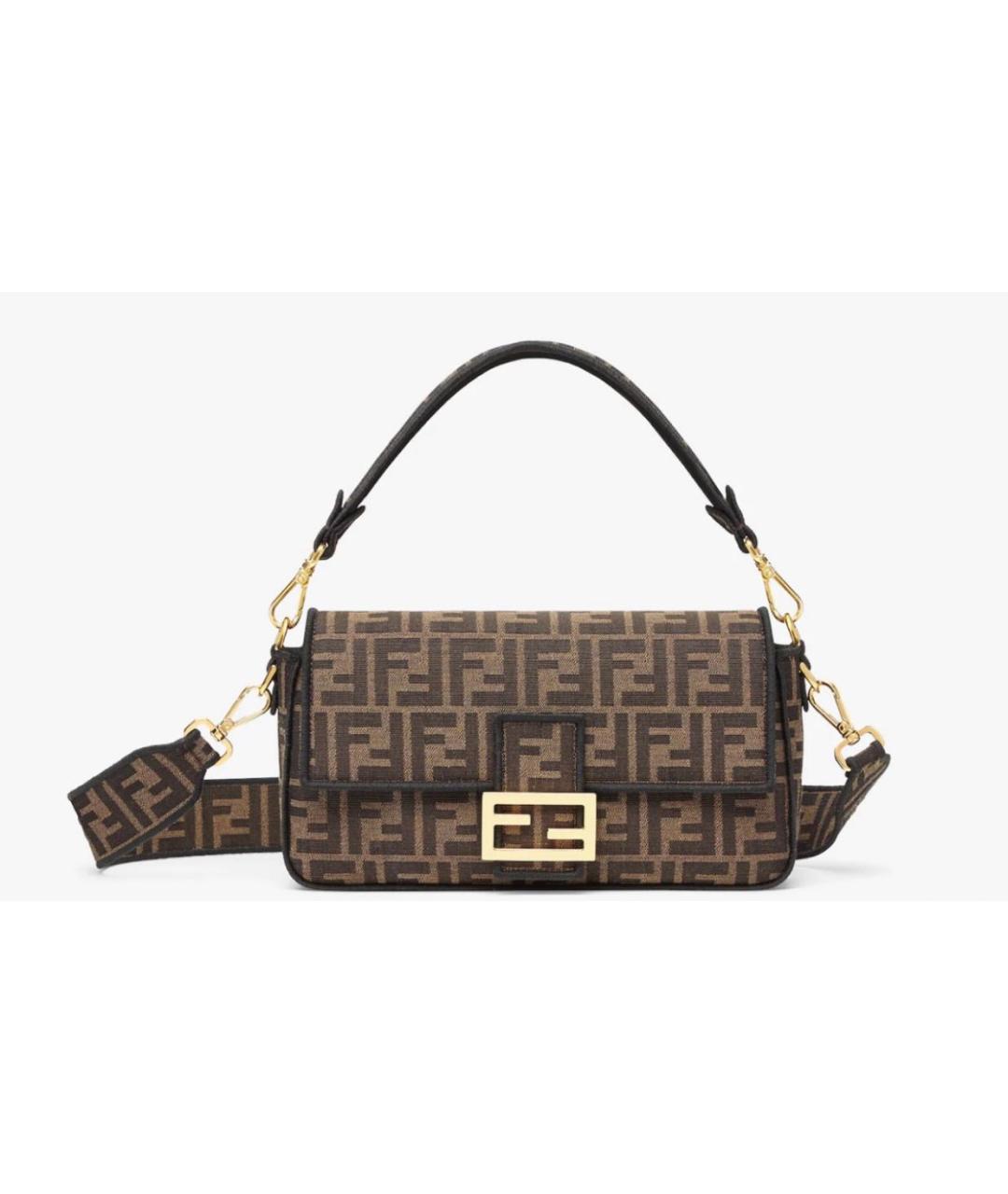 FENDI Мульти жаккардовая сумка через плечо, фото 9