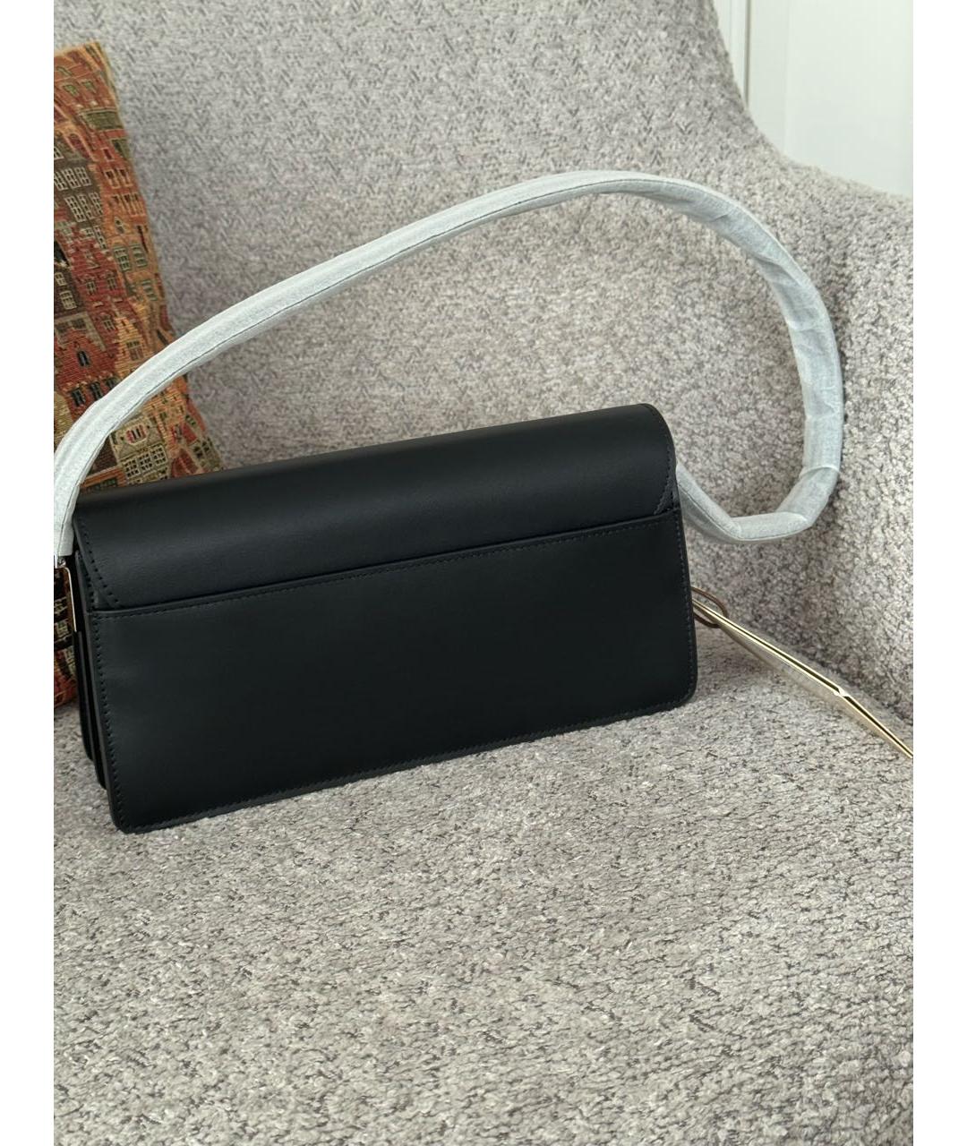 12 STOREEZ Черная кожаная сумка с короткими ручками, фото 5