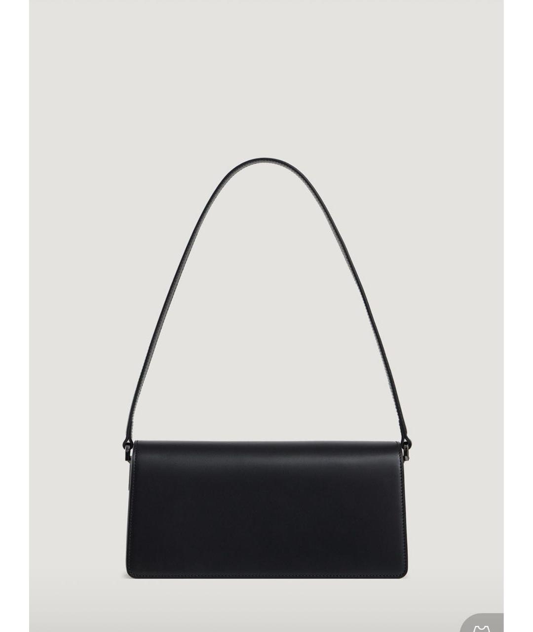 12 STOREEZ Черная кожаная сумка с короткими ручками, фото 6