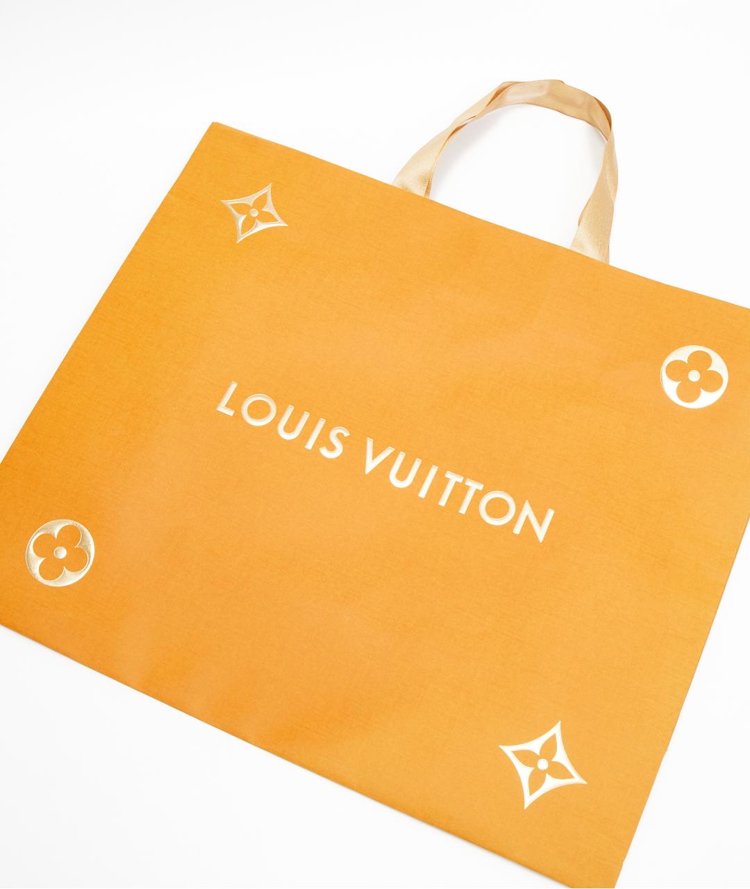 LOUIS VUITTON Коричневая кожаная сумка через плечо, фото 9