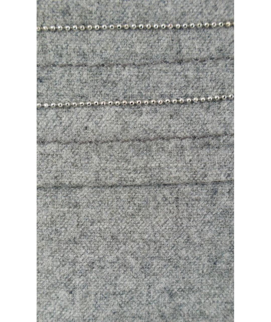 PESERICO Серая юбка миди, фото 4