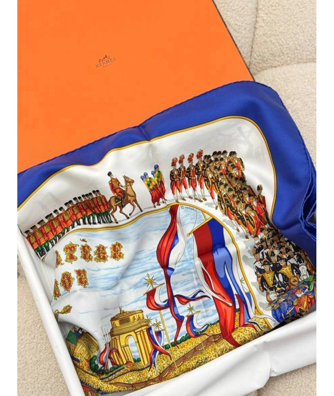 HERMES Шелковый платок, фото 2