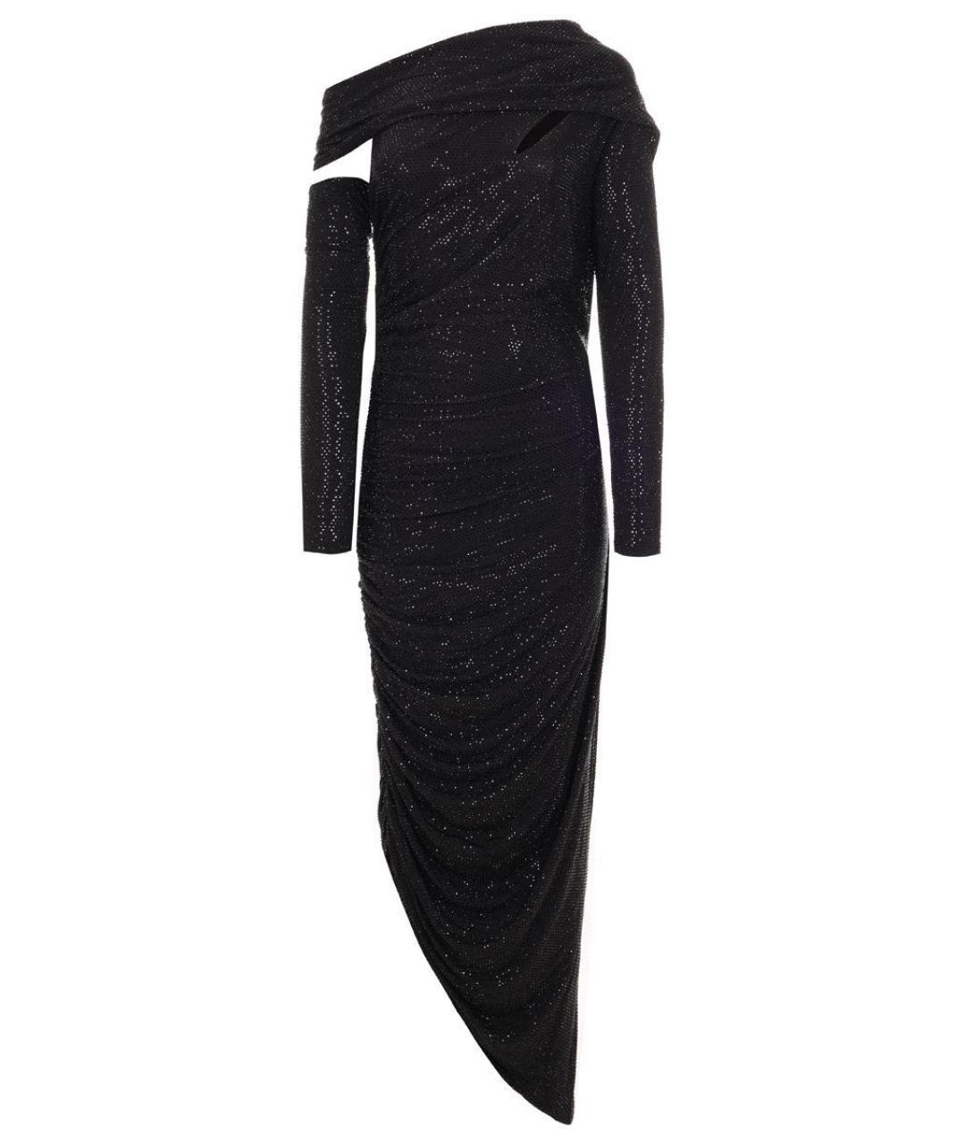 CULT GAIA Черное вискозное вечернее платье, фото 5