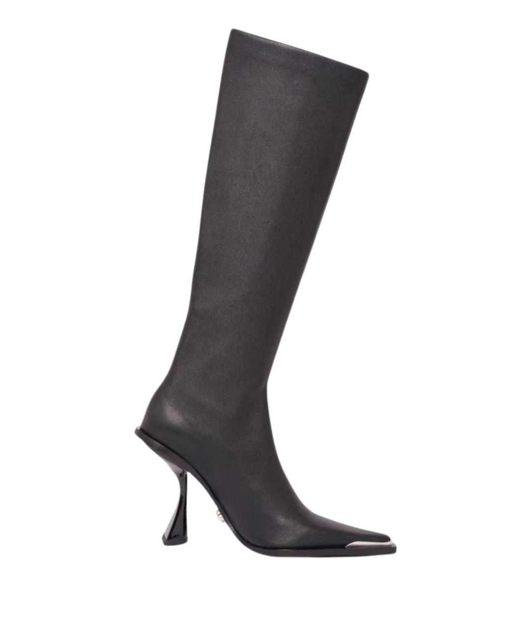 CULT GAIA Черные кожаные сапоги, фото 1