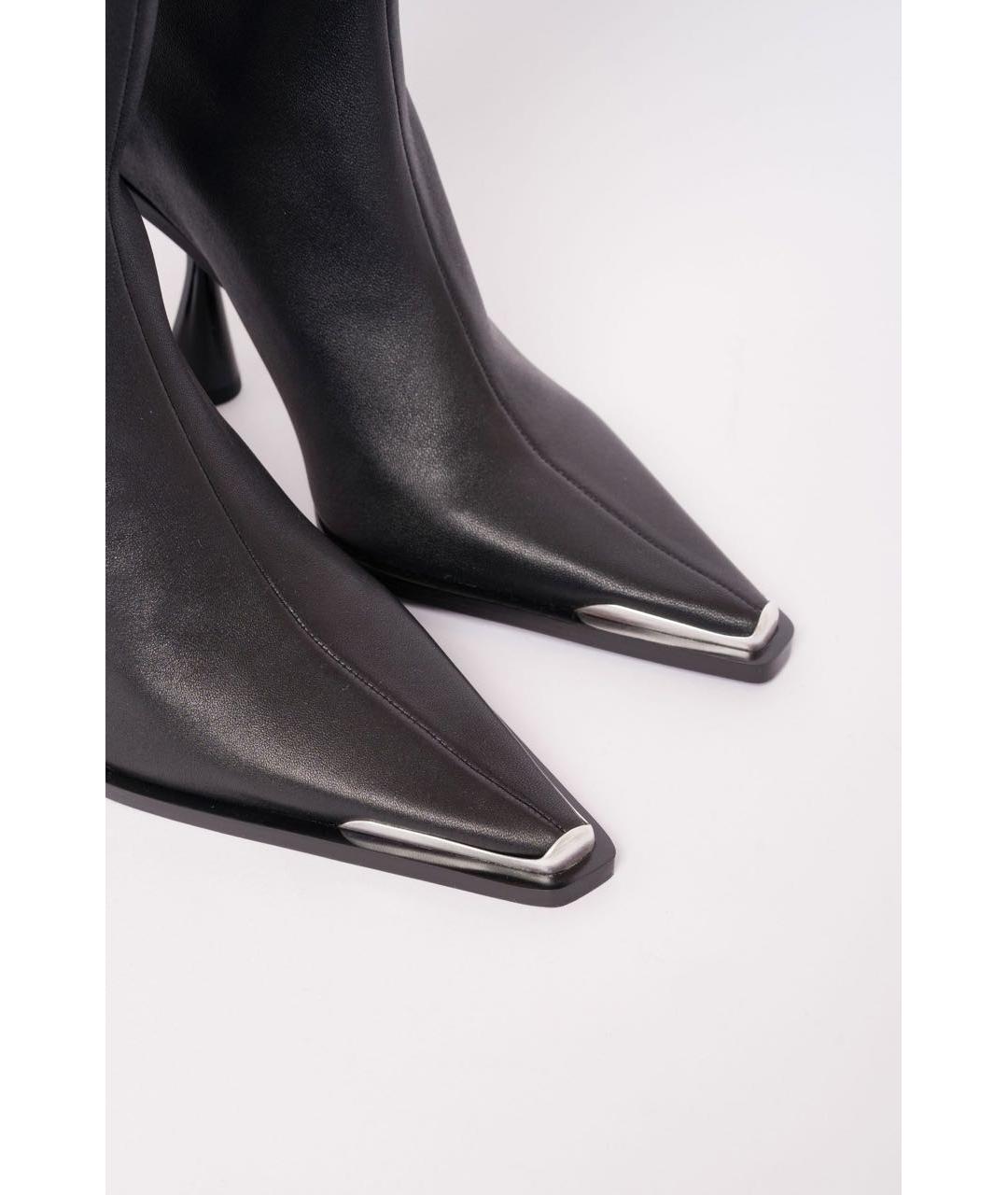 CULT GAIA Черные кожаные сапоги, фото 3