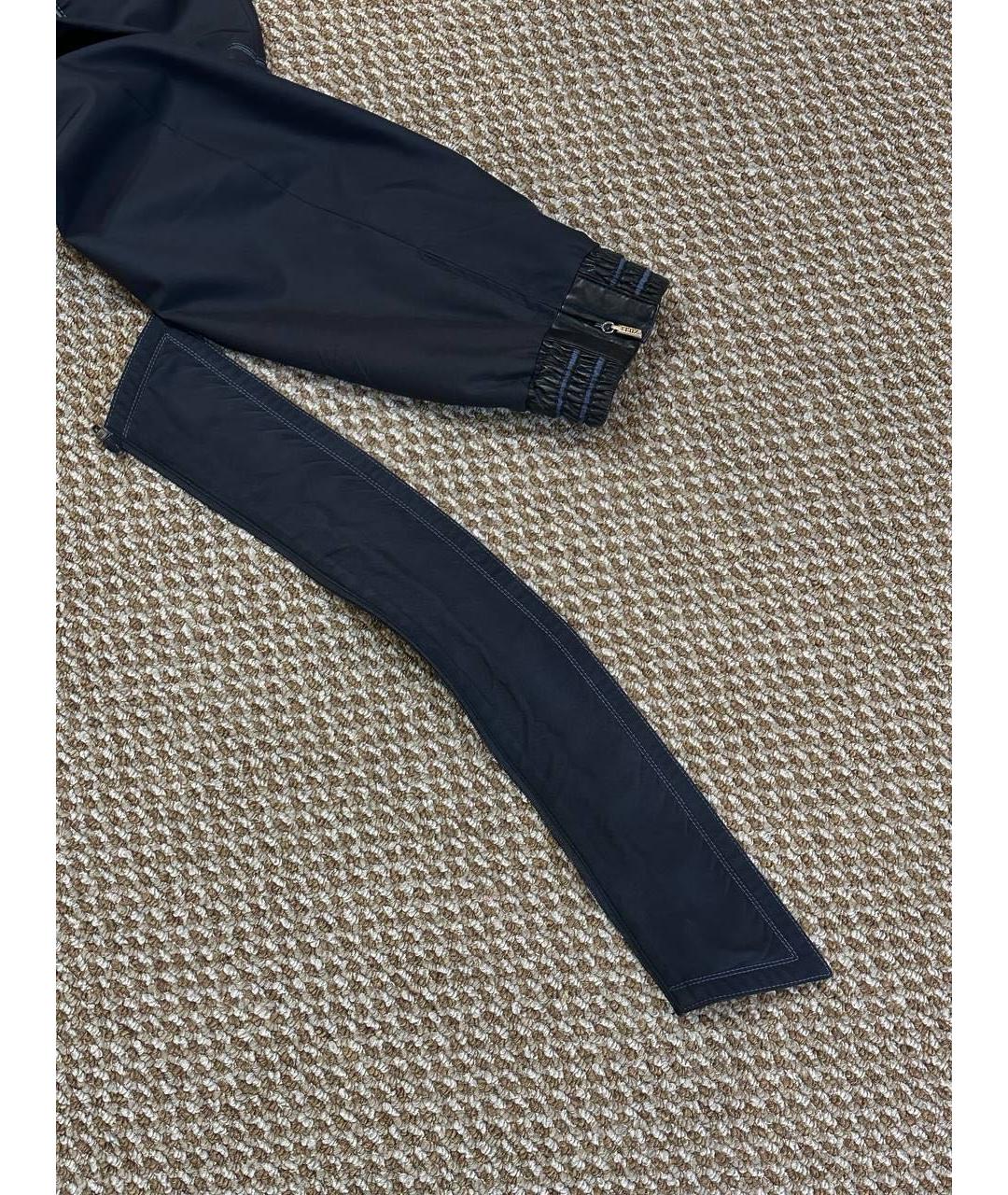 ZILLI Темно-синяя шелковая куртка, фото 7