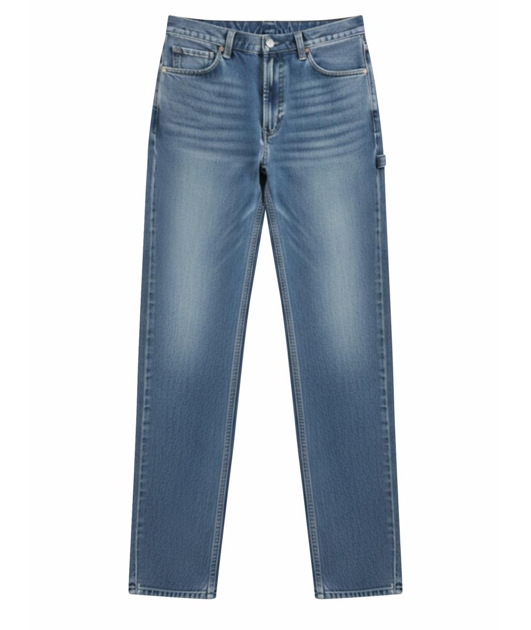 CHANEL Темно-синие джинсы клеш, фото 1