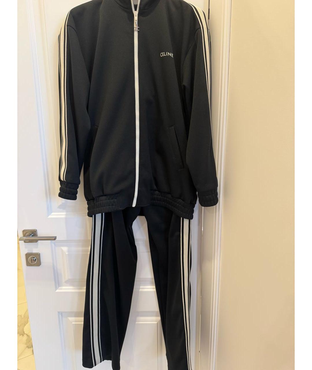 CELINE Темно-синяя полиэстеровая куртка, фото 8